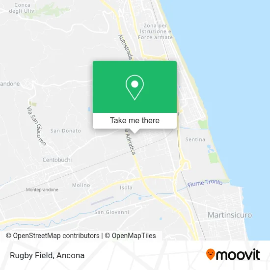 Rugby Field map