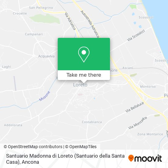 Santuario Madonna di Loreto (Santuario della Santa Casa) map