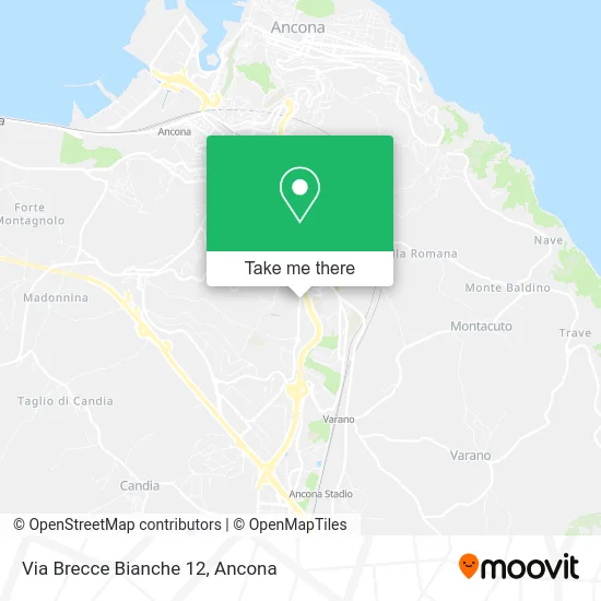 Via Brecce Bianche  12 map