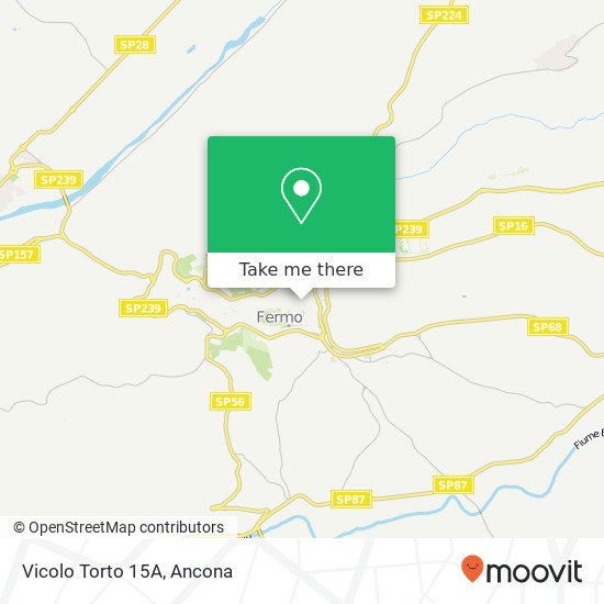 Vicolo Torto 15A map