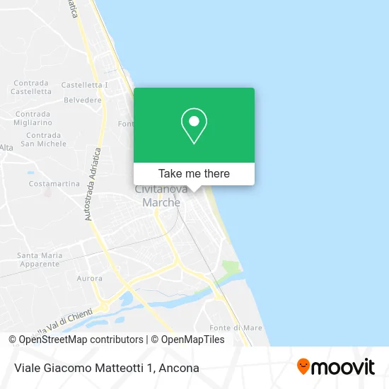 Giacomo Matteotti Avenue 1 map