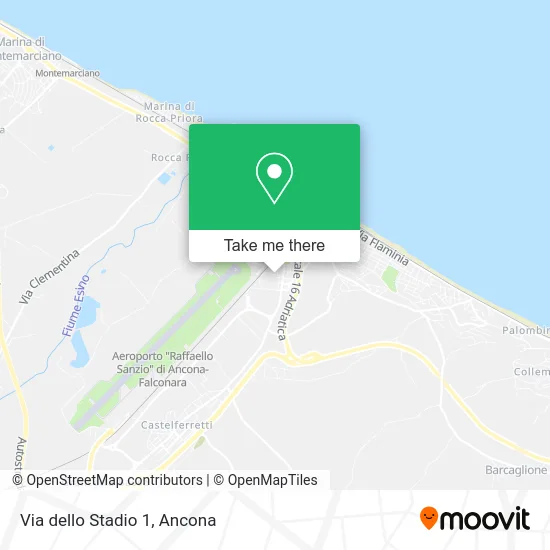 Via dello Stadio  1 map