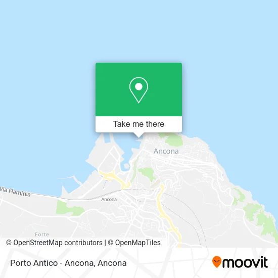 Porto Antico - Ancona map