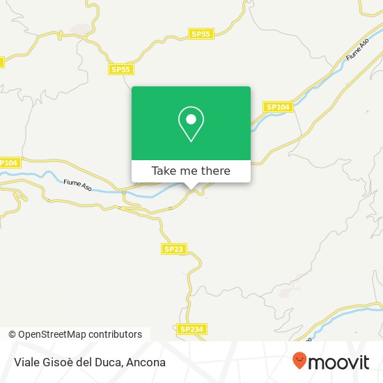 Viale Gisoè del Duca map