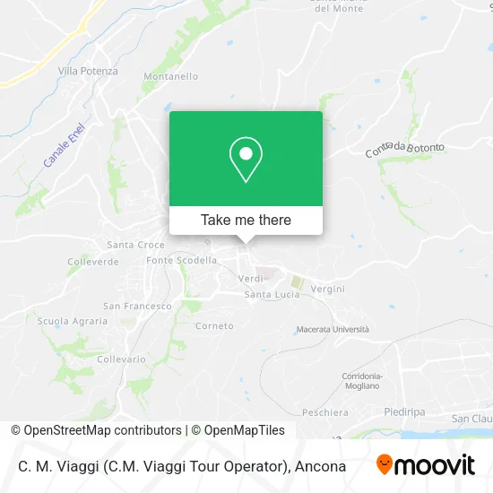C. M. Viaggi (C.M. Viaggi Tour Operator) map