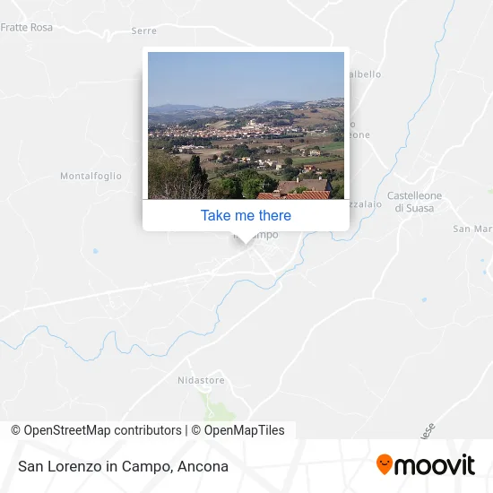 San Lorenzo in Campo map