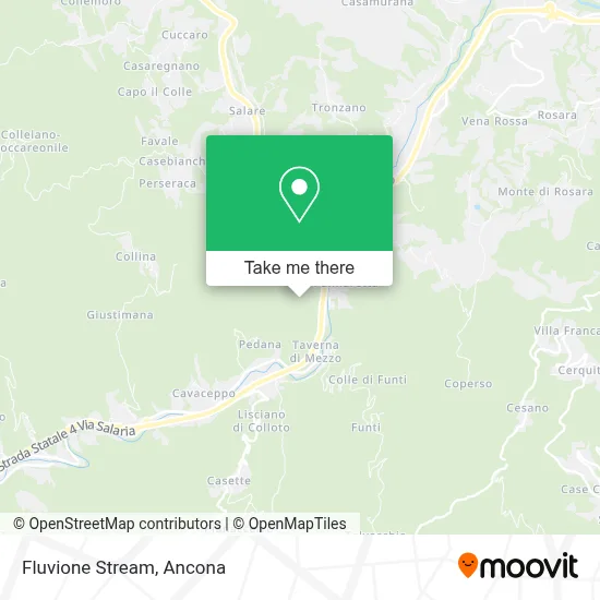 Fluvione Stream map