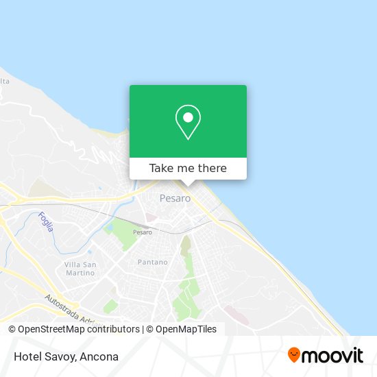 Hotel Savoy map