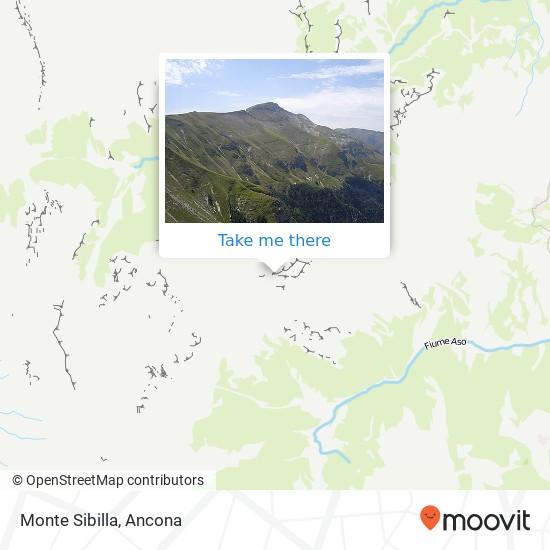 Monte Sibilla map