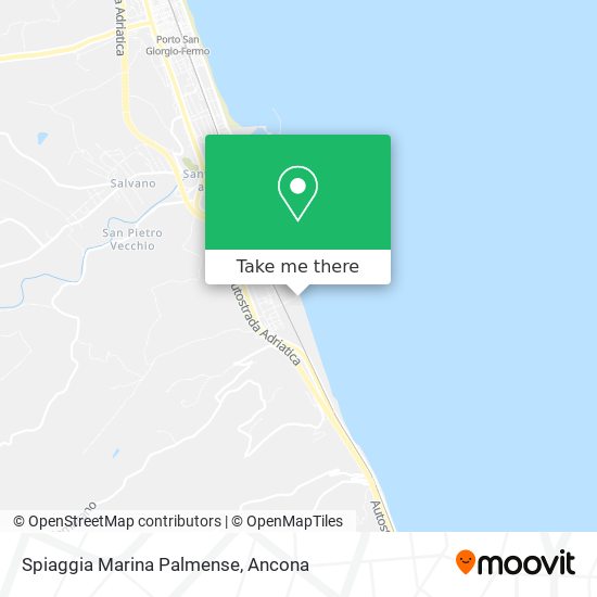 Spiaggia Marina Palmense map