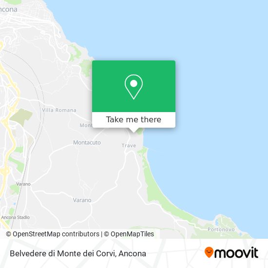 Belvedere di Monte dei Corvi map
