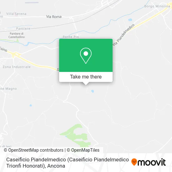 Caseificio Piandelmedico (Caseificio Piandelmedico Trionfi Honorati) map