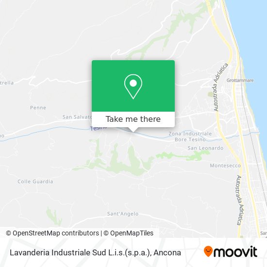 Lavanderia Industriale Sud L.i.s.(s.p.a.) map