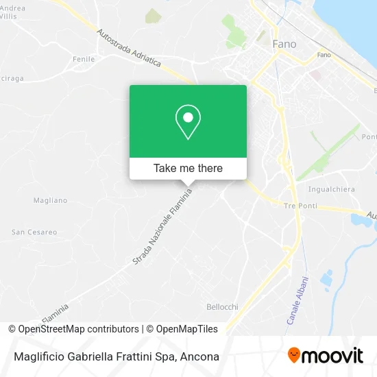 Maglificio Gabriella Frattini Spa map