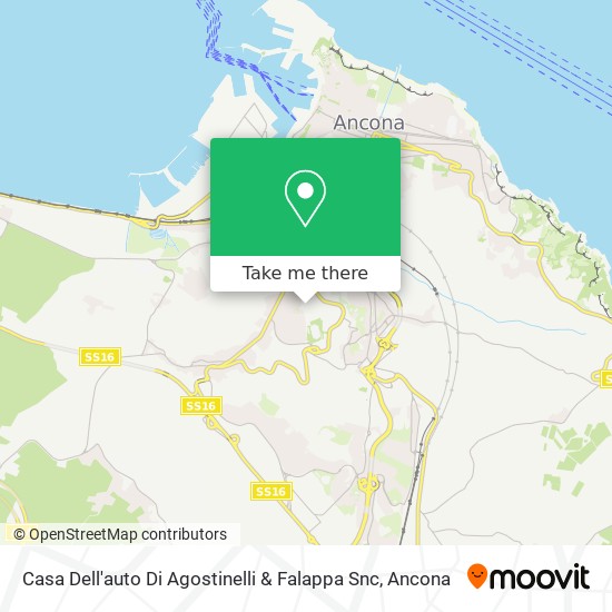 Casa Dell'auto Di Agostinelli & Falappa Snc map