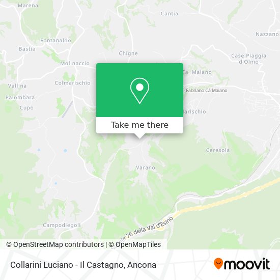 Collarini Luciano - Il Castagno map