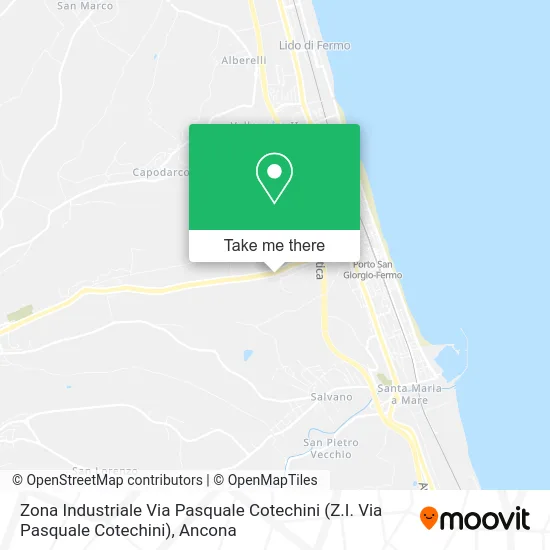 Industrial Zone Pasquale Cotechini Street map