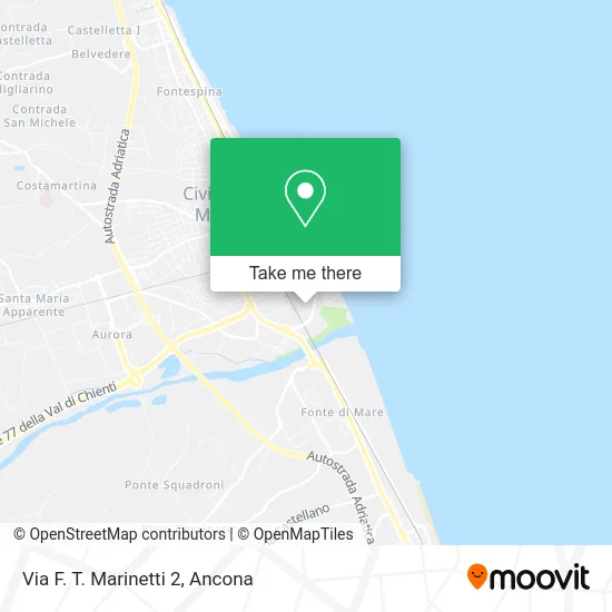 F. T. Marinetti Street 2 map