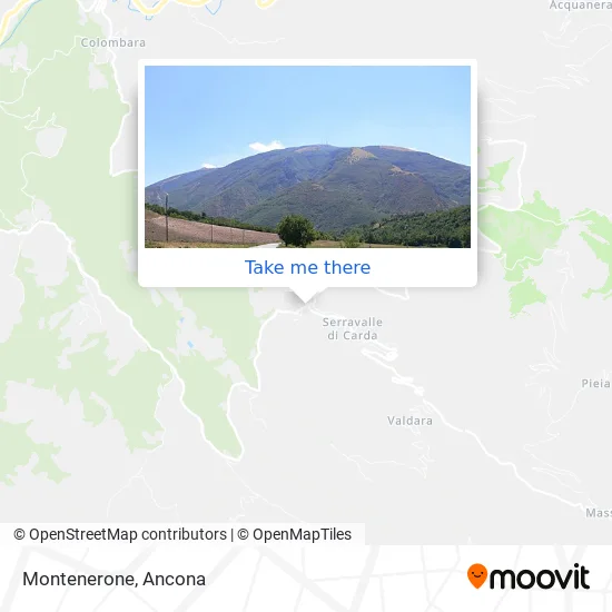 Montenerone map