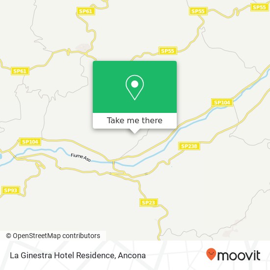 La Ginestra Hotel Residence map