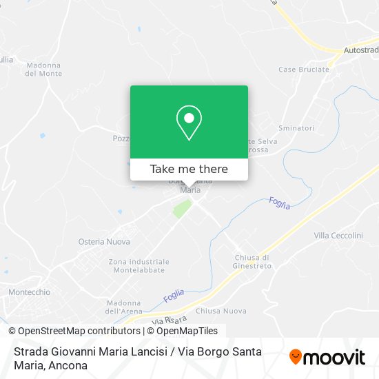 Strada Giovanni Maria Lancisi / Via Borgo Santa Maria map