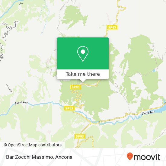 Bar Zocchi Massimo map