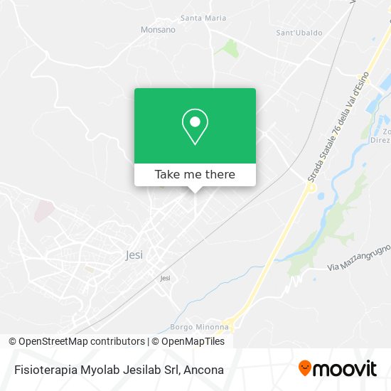 Fisioterapia Myolab Jesilab Srl map