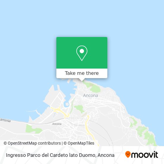 Ingresso Parco del Cardeto lato Duomo map