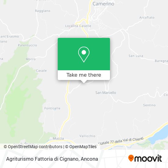 Agriturismo Fattoria di Cignano map