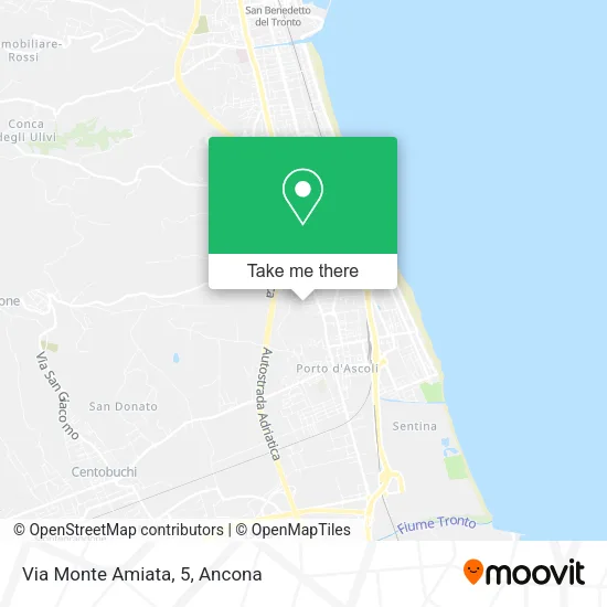 Via Monte Amiata, 5 map