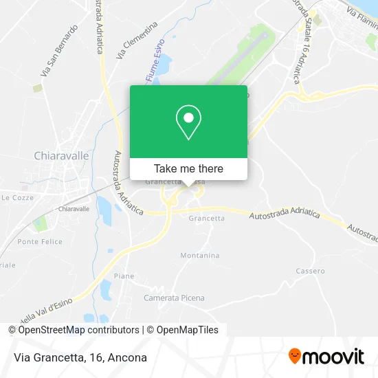 Via Grancetta, 16 map