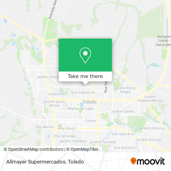 Mapa Allmayer Supermercados