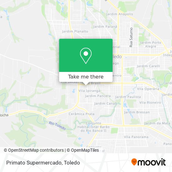 Mapa Primato Supermercado