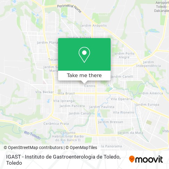 IGAST - Instituto de Gastroenterologia de Toledo map