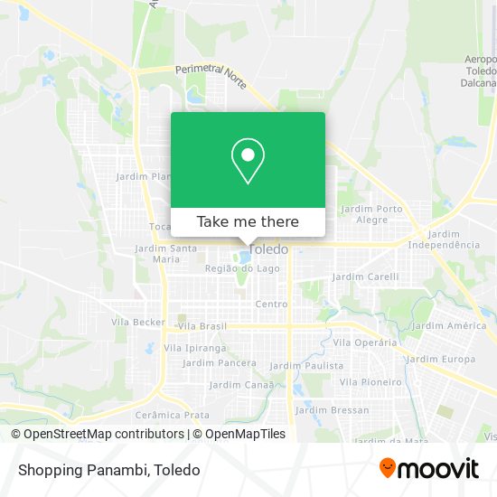 Shopping Panambi map