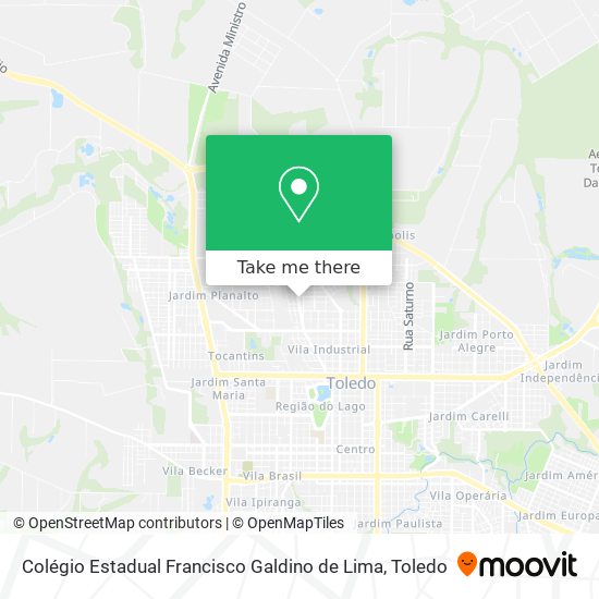 Colégio Estadual Francisco Galdino de Lima map