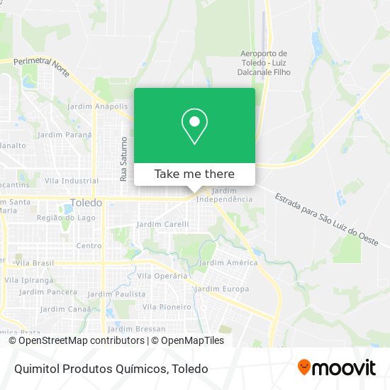Quimitol Produtos Químicos map
