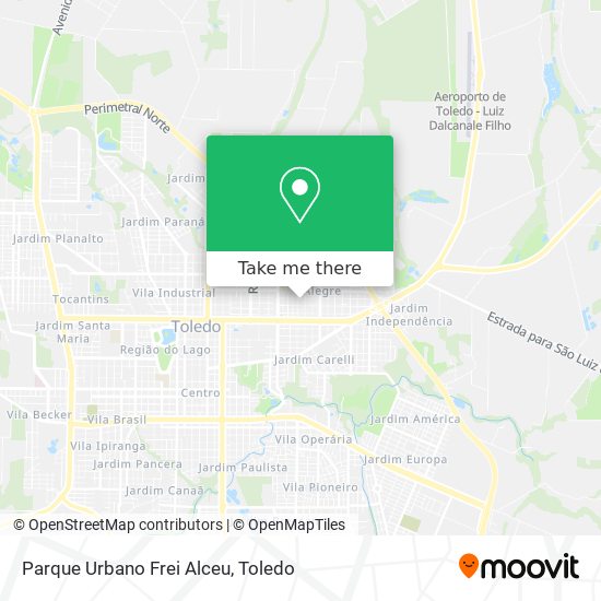 Parque Urbano Frei Alceu map
