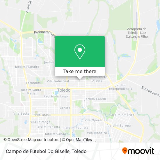 Campo de Futebol Do Giselle map