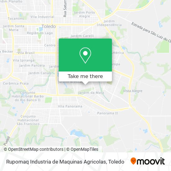 Rupomaq Industria de Maquinas Agricolas map