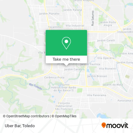 Uber Bar map