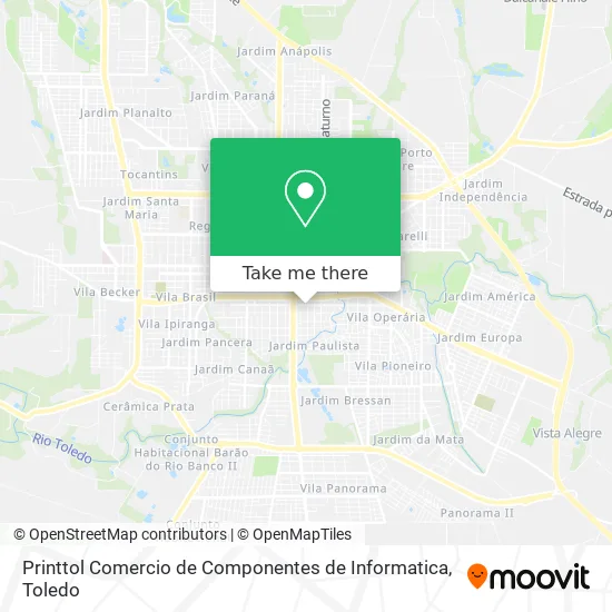 Printtol Comercio de Componentes de Informatica map