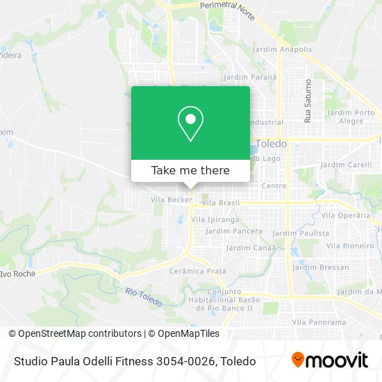 Studio Paula Odelli Fitness 3054-0026 map