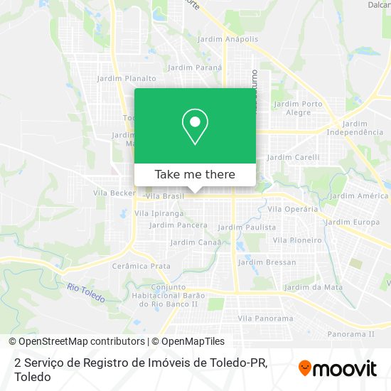 2 Serviço de Registro de Imóveis de Toledo-PR map