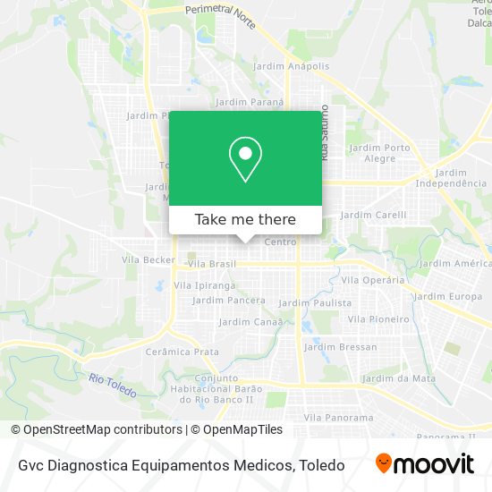 Gvc Diagnostica Equipamentos Medicos map