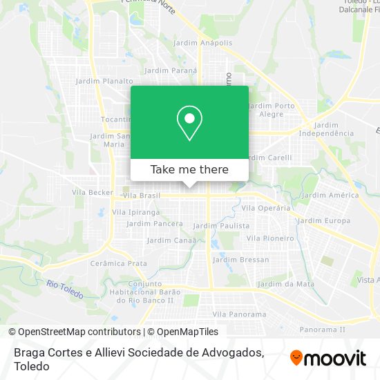 Braga Cortes e Allievi Sociedade de Advogados map