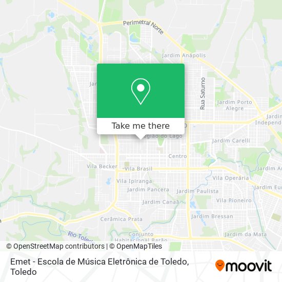 Mapa Emet - Escola de Música Eletrônica de Toledo