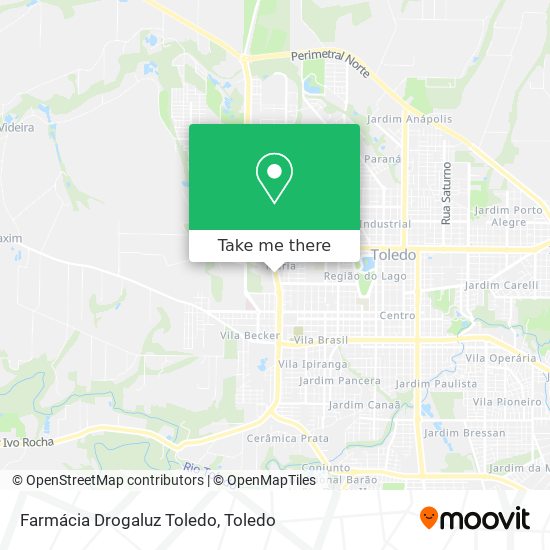 Farmácia Drogaluz Toledo map