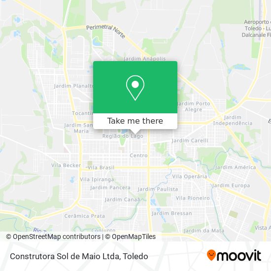 Mapa Construtora Sol de Maio Ltda