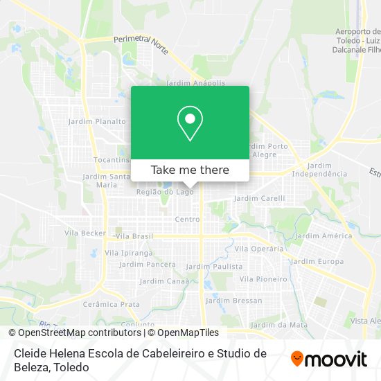 Mapa Cleide Helena Escola de Cabeleireiro e Studio de Beleza